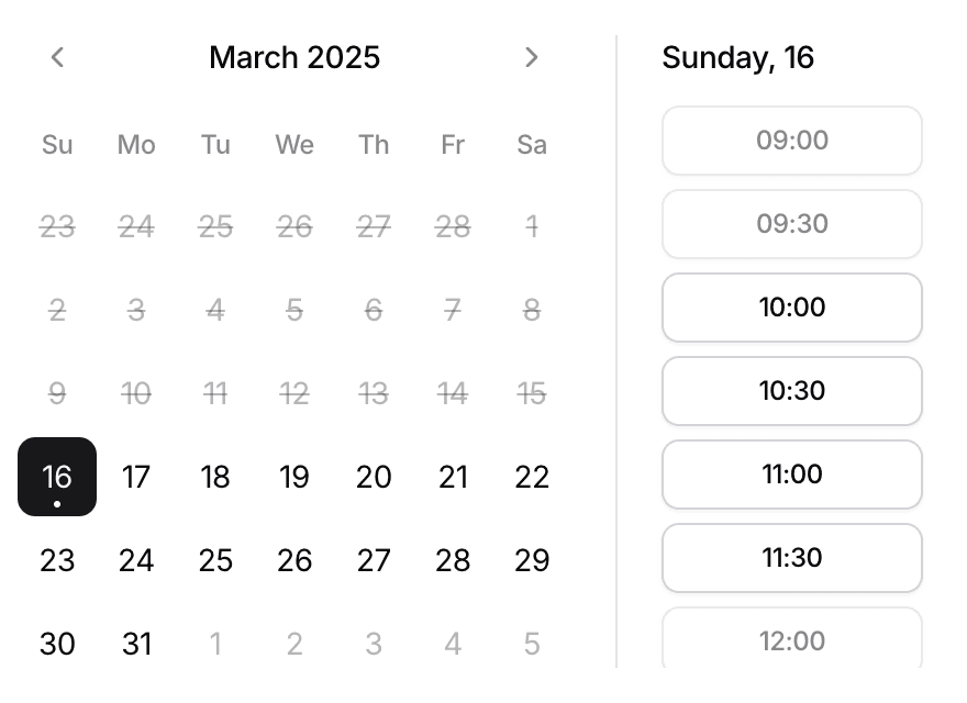 calendar illustration light